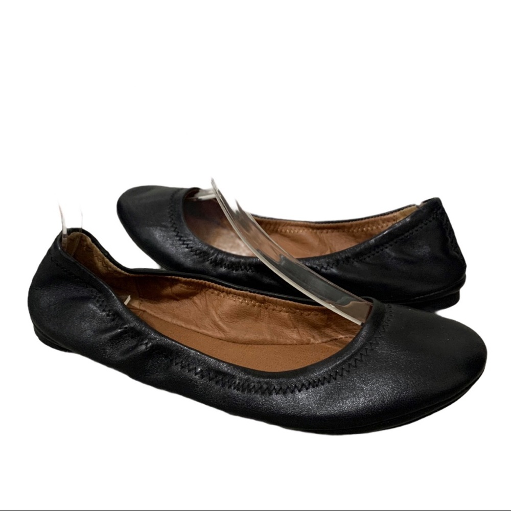 LUCKY BRAND Ballet Flats Black Leather 6/36